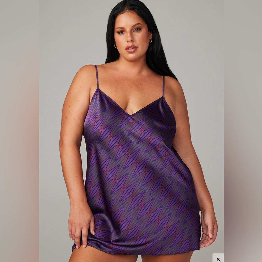 Savage X Fenty NIGHT STAR CHASER SATIN SLIP. NWOT. Never worn.